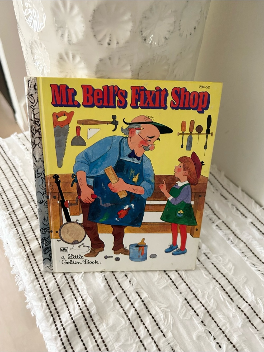 Vintage 1981  Mr. Bell's Fixit Shop - Little Golden Book